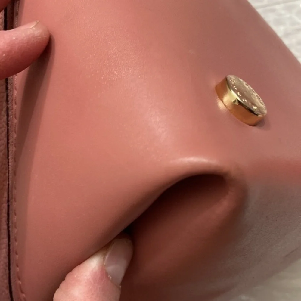 Michael kors pink pebbled leather Nicole bag